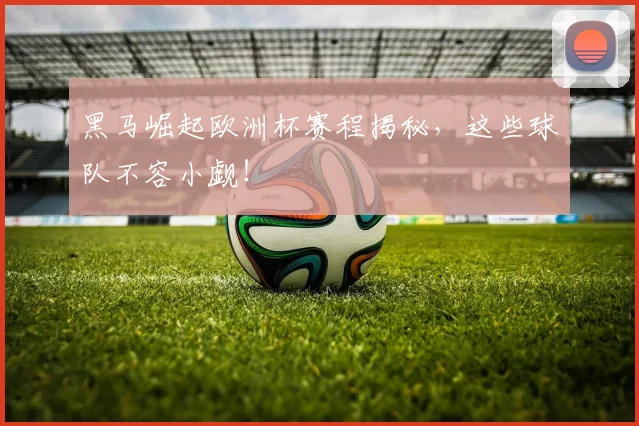黑马崛起欧洲杯赛程揭秘，这些球队不容小觑！